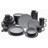 Kombinirani Servis Nordic Fjord Frost, 30-Delni - svetlo siva, Trend, keramika - Creatable