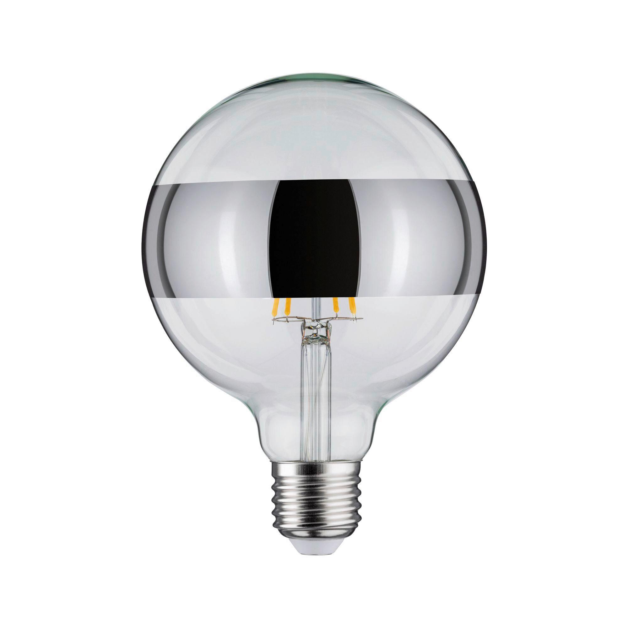 LED-Leuchtmittel 28681 max. 6,5 Watt - Klar/Silberfarben, Basics, Glas (17,4cm) - Paulmann