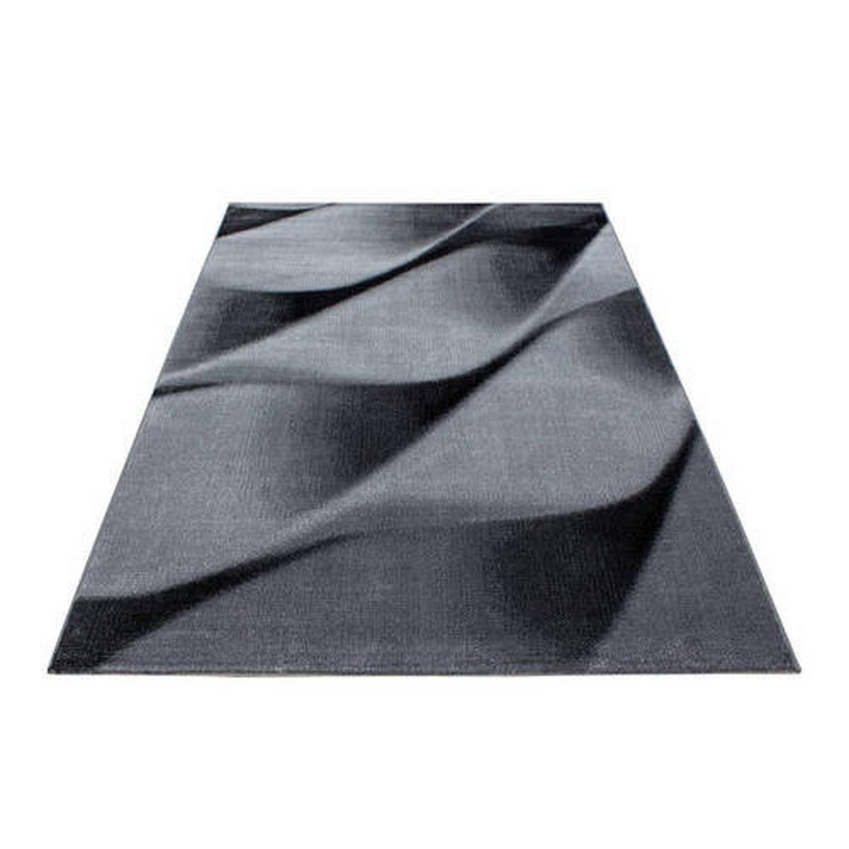 Ravno Tkana Preproga Parma, Črna, 140x200cm - črna, Design, tekstil (140/200cm) - Novel
