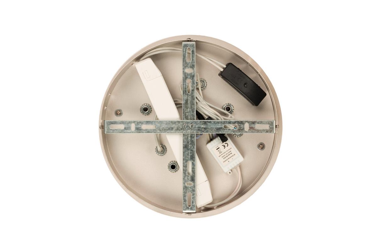 LAMPA SUFITOWA LED SWANSEA *SBN* - cappuccino, Design, tworzywo sztuczne/metal (72/63/22cm) - Novel