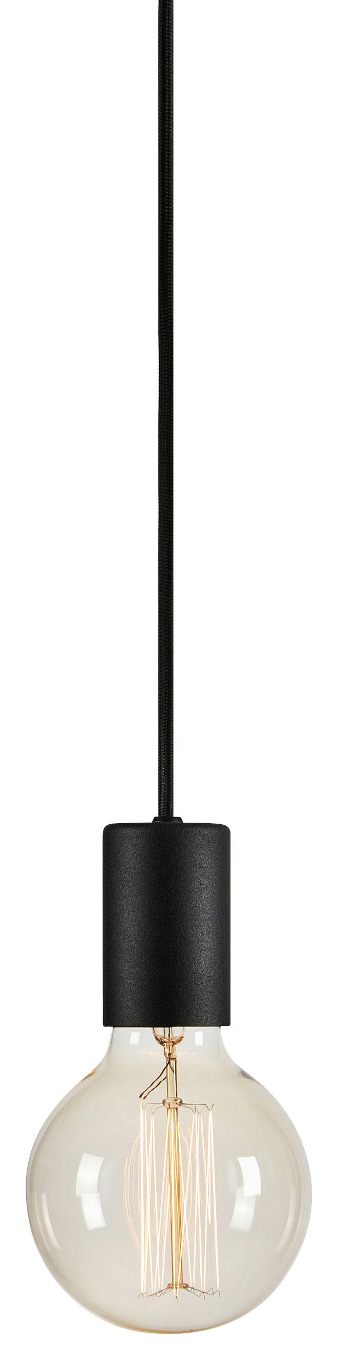 Hängeleuchte Cielo Pendant Schwarz max. 40 Watt - Schwarz, Basics, Metall (4,3/4,3/6,5cm) - Markslöjd