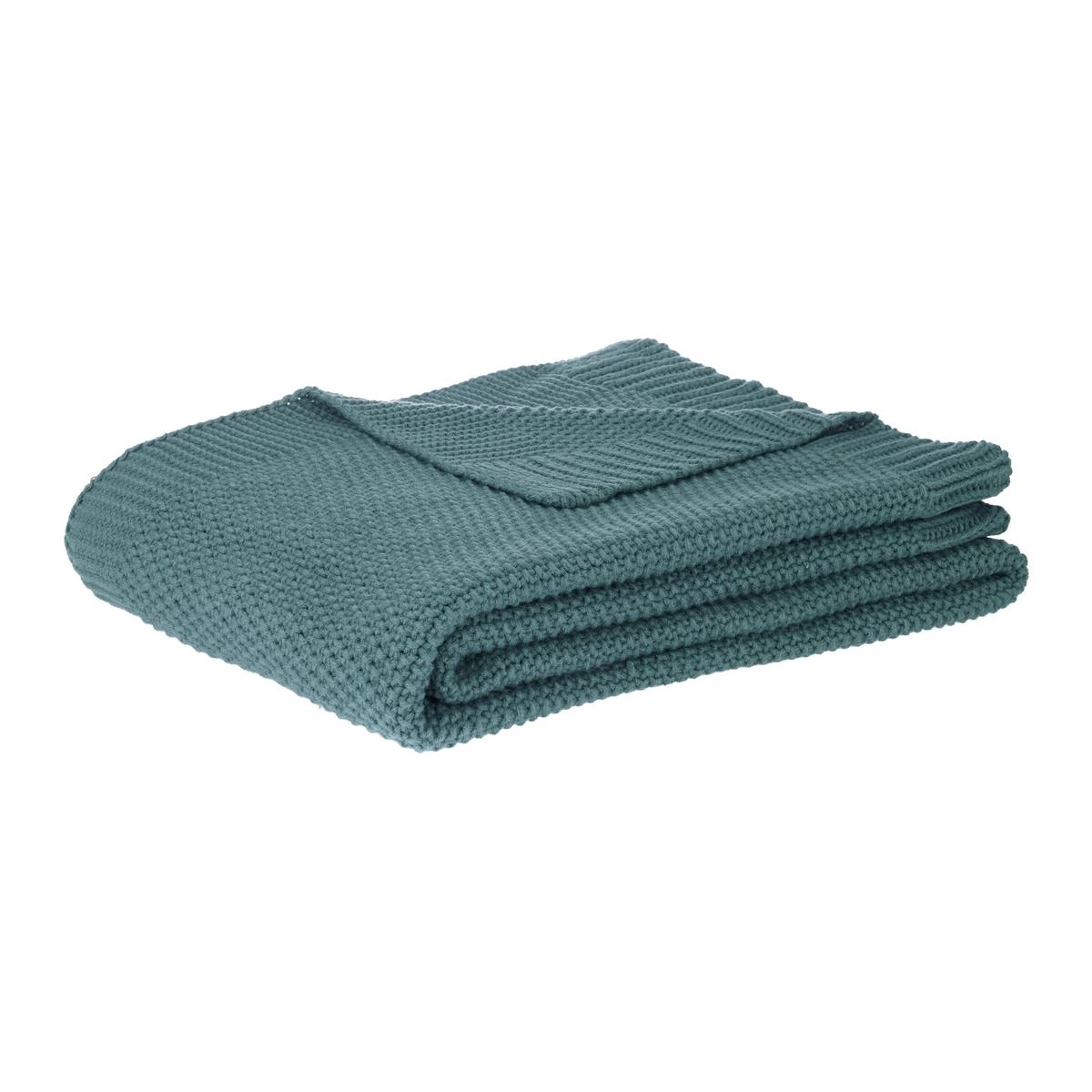 Decke Olli Mintgrün ca. 130x170cm - Mintgrün, Modern, Textil (130/170cm) - Modern Living