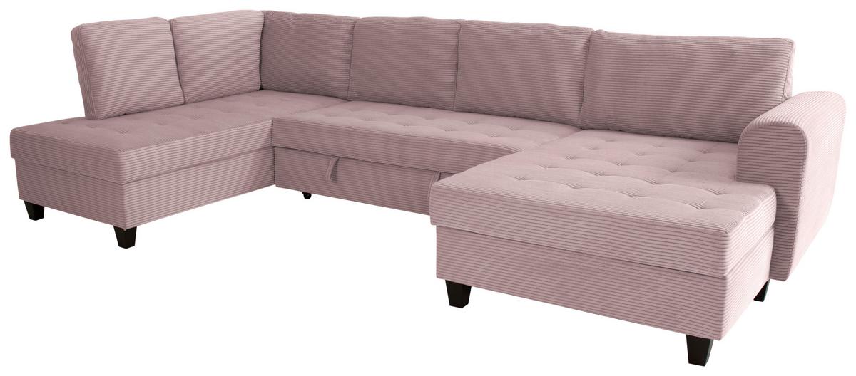 Canapea modulara MORITZ - roz, Trend, textil (178/324/155cm) - Modern Living