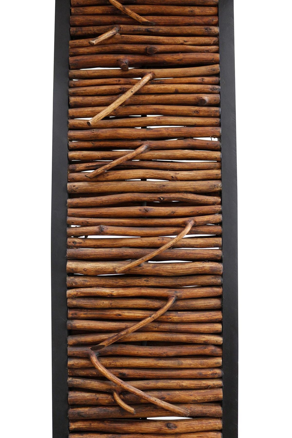 Stoječa Svetilka Driftwood - zlate barve/črna, Design, kovina/tekstil (35/163/20cm) - P & B