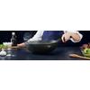 WOK BLACK LINE - svart, Klassisk, metall/plast (30/9,5cm) - Gourmesto