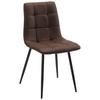 Scaun NINO -BASED- - maro/negru, Lifestyle, lemn/metal (45/88/54,5cm) - Based
