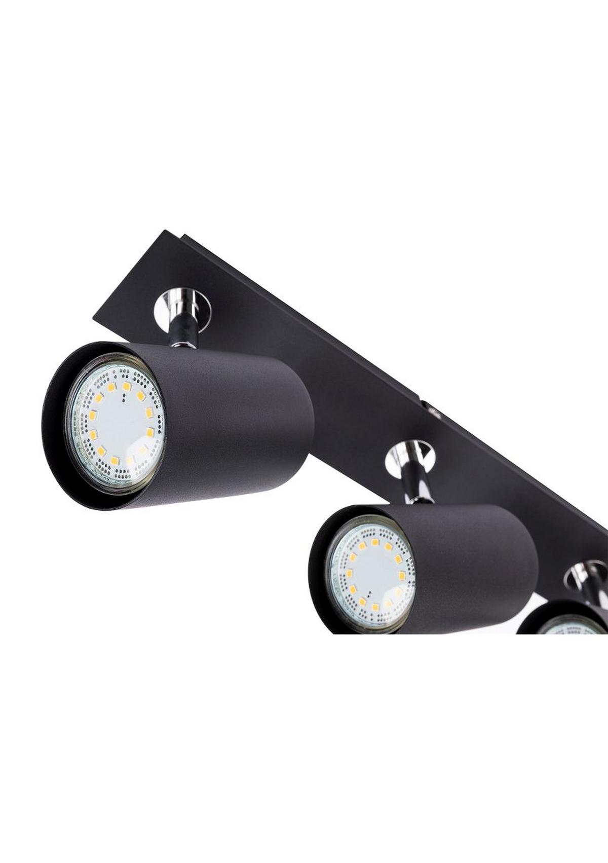 LAMPA REFLEKTOROWA ROCKET *SBX* - czarny, Basics, metal (40/7/15cm) - Novel