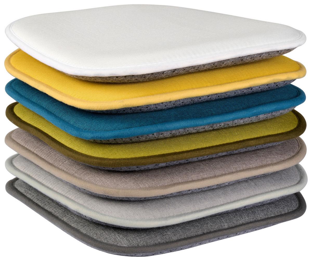 PODUSZKA DO SIEDZENIA CABRERA - ciemnozielony, tkanina (40/40cm) - Novel