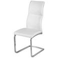 Nihajni Stol Wave - bela/krom, Moderno, kovina/tekstil (42,5/103/56,5cm) - Modern Living Nihajni Stol Wave - bela/krom, Moderno, kovina/tekstil (42,5/103/56,5cm) - Modern Living