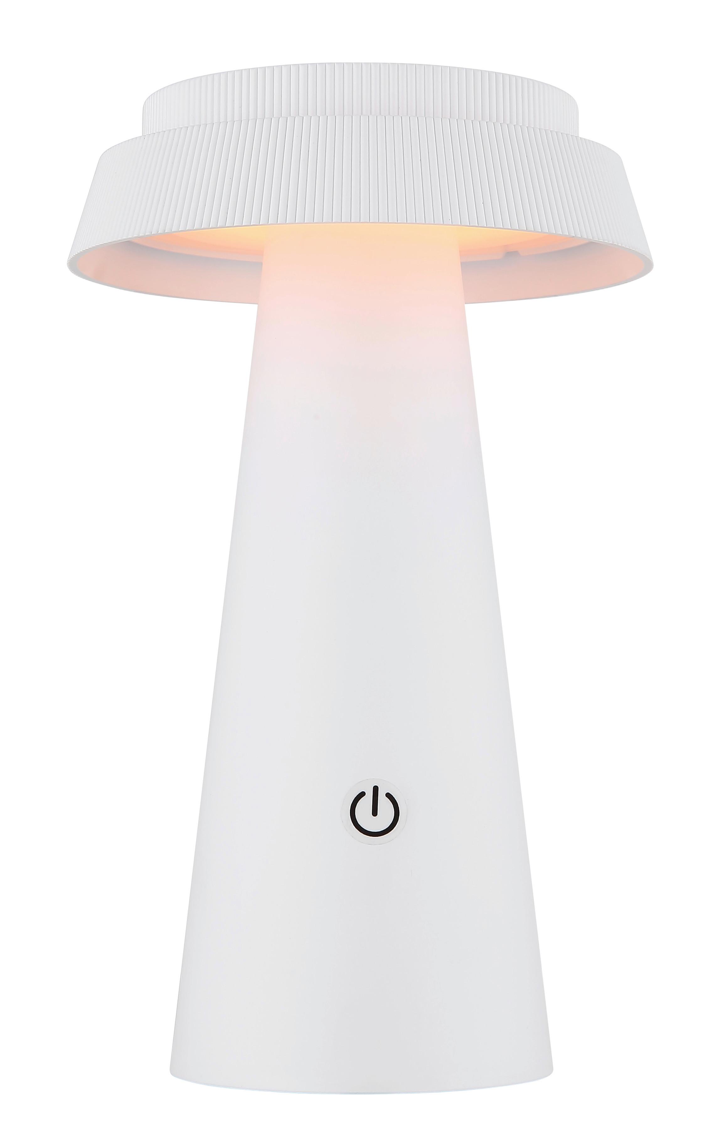 Solarleuchte 36624w  Solar - Weiss/Schwarz, Design, Kunststoff (14/23cm) - Globo