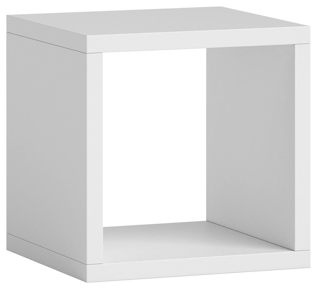 REGAŁ DZIAŁOWY STYLE - biały, Design, materiał drewnopochodny (41/38/41cm) - Carryhome