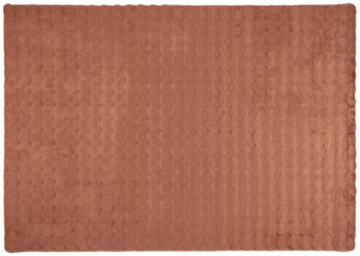 Kunstfell Bubble 2 Orange ca. 120x170cm - Orange, Modern, Textil (120/170cm) - Mömax