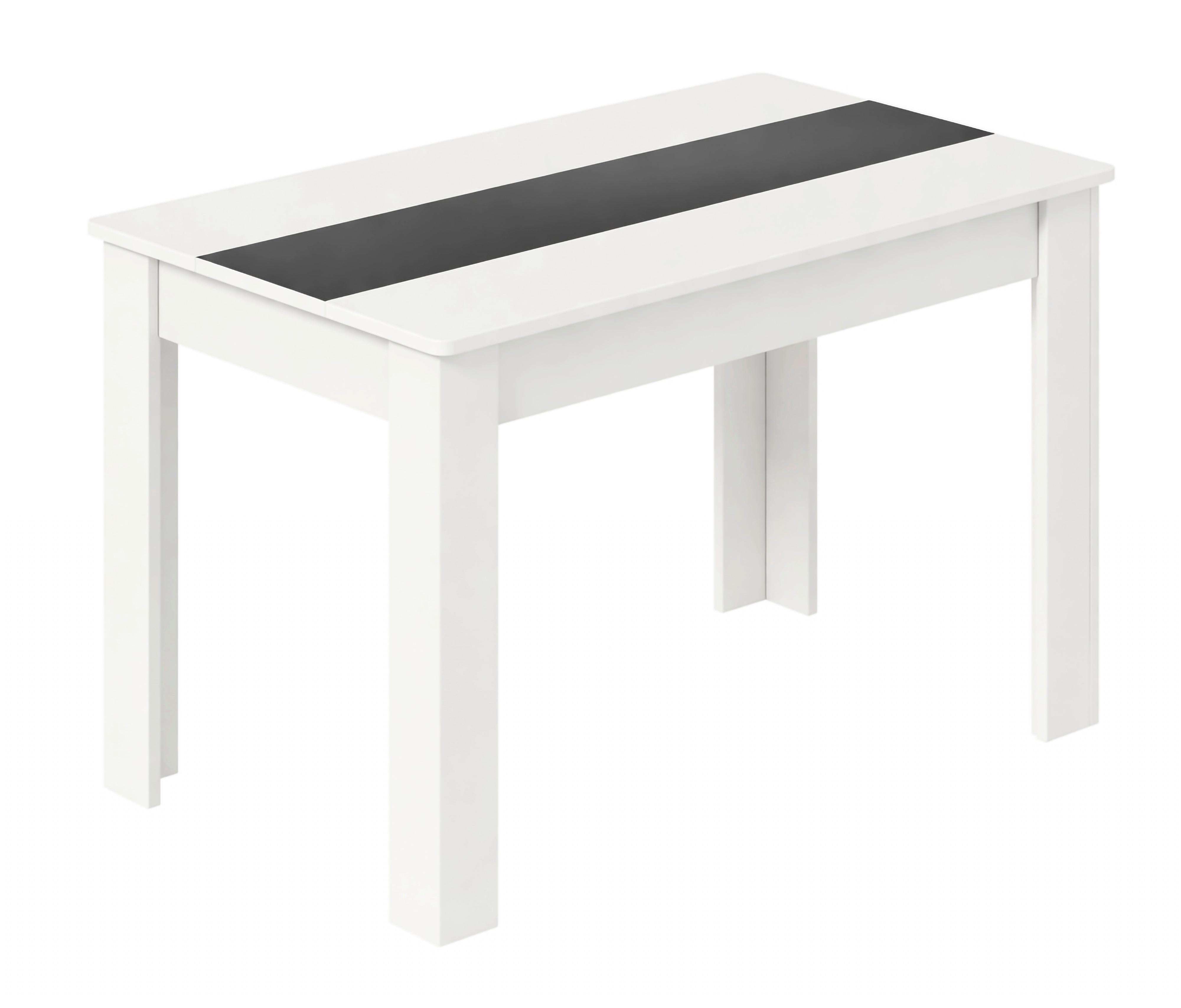 Esstisch Vcm Esstisch "disalo" 140x80 - Weiss/Anthrazit, Modern, Holzwerkstoff (140/80/75cm) - MID.YOU