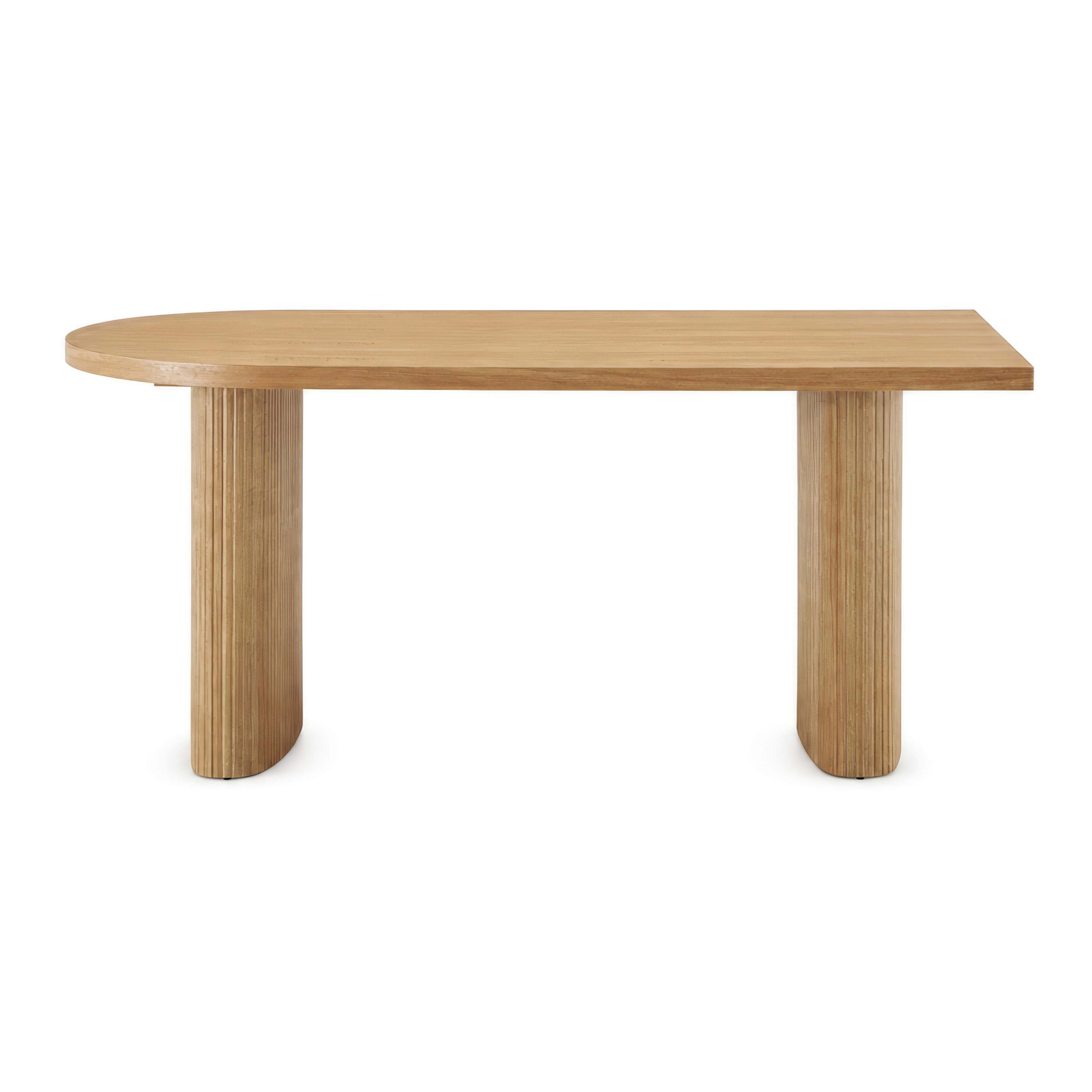 MATBORD LIAN - askfärgad, Modern, trämaterial/trä (180/90/76cm) - Bessagi Home