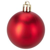 Christbaumkugel-Set Romy Dunkelrot 16-teilig - Dunkelrot, Konventionell, Kunststoff (6cm) - Mömax