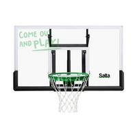 BASKETBALLSTÄNDER SALTA GUARD MIT KORB - Transparent/Schwarz, KONVENTIONELL, Kunststoff/Metall (83/204-254/130cm) - Salta