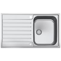 Spüle Argos Typ:1270380403 Edelstahl - Edelstahlfarben (86/51cm) - Franke