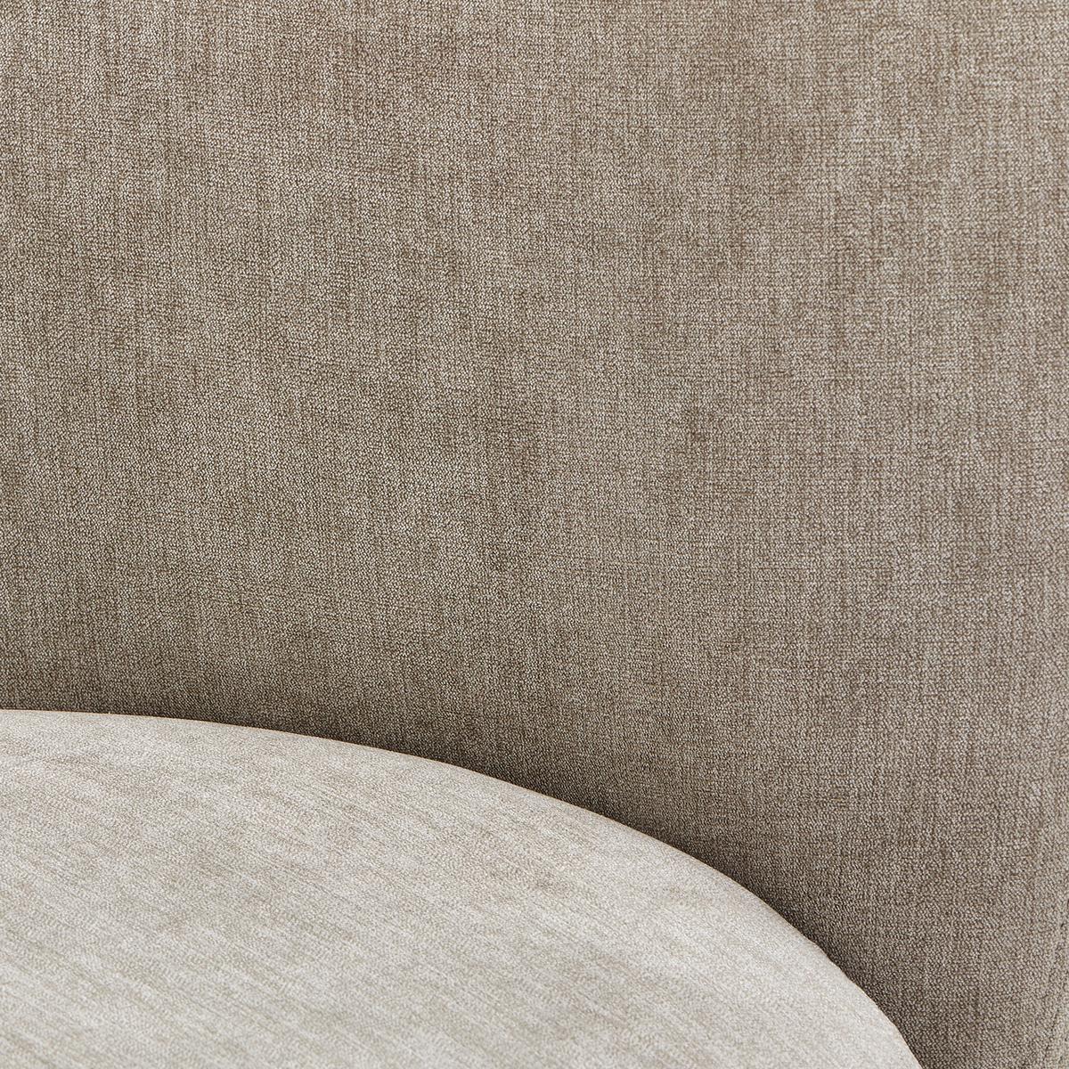 Cocktailsessel Boli Sandfarben - Sandfarben/Schwarz, Design, Textil/Metall (92/80/84cm) - Livetastic