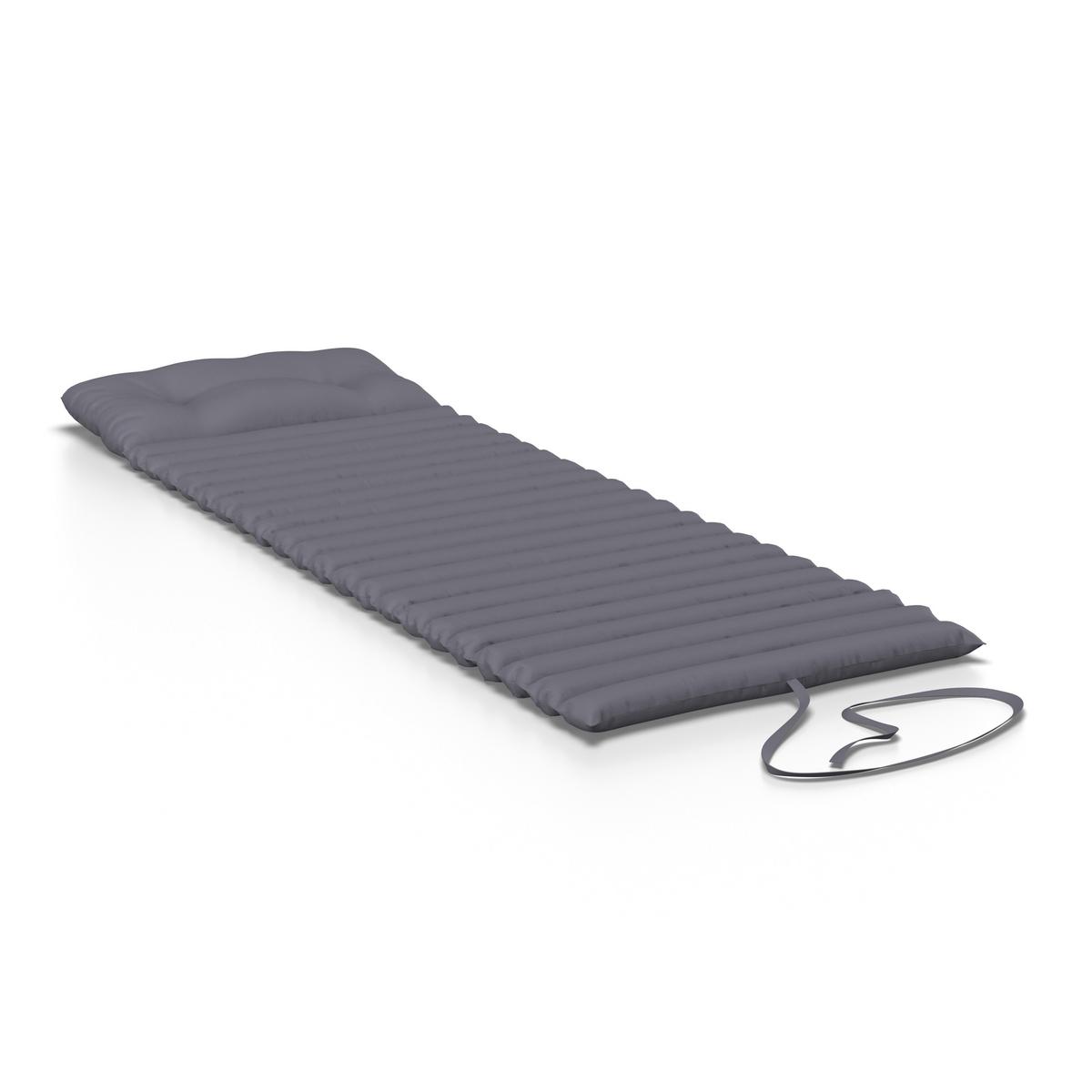 Liegenauflage Luna ca. 180x60x5 cm Grau - Grau, MODERN, Textil (180/5/60cm) - Bessagi Garden