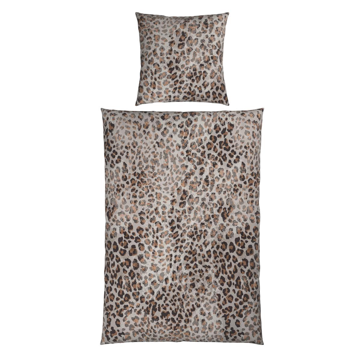 POŚCIEL LEO - brązowy, tkanina (155/220cm) - Dieter Knoll