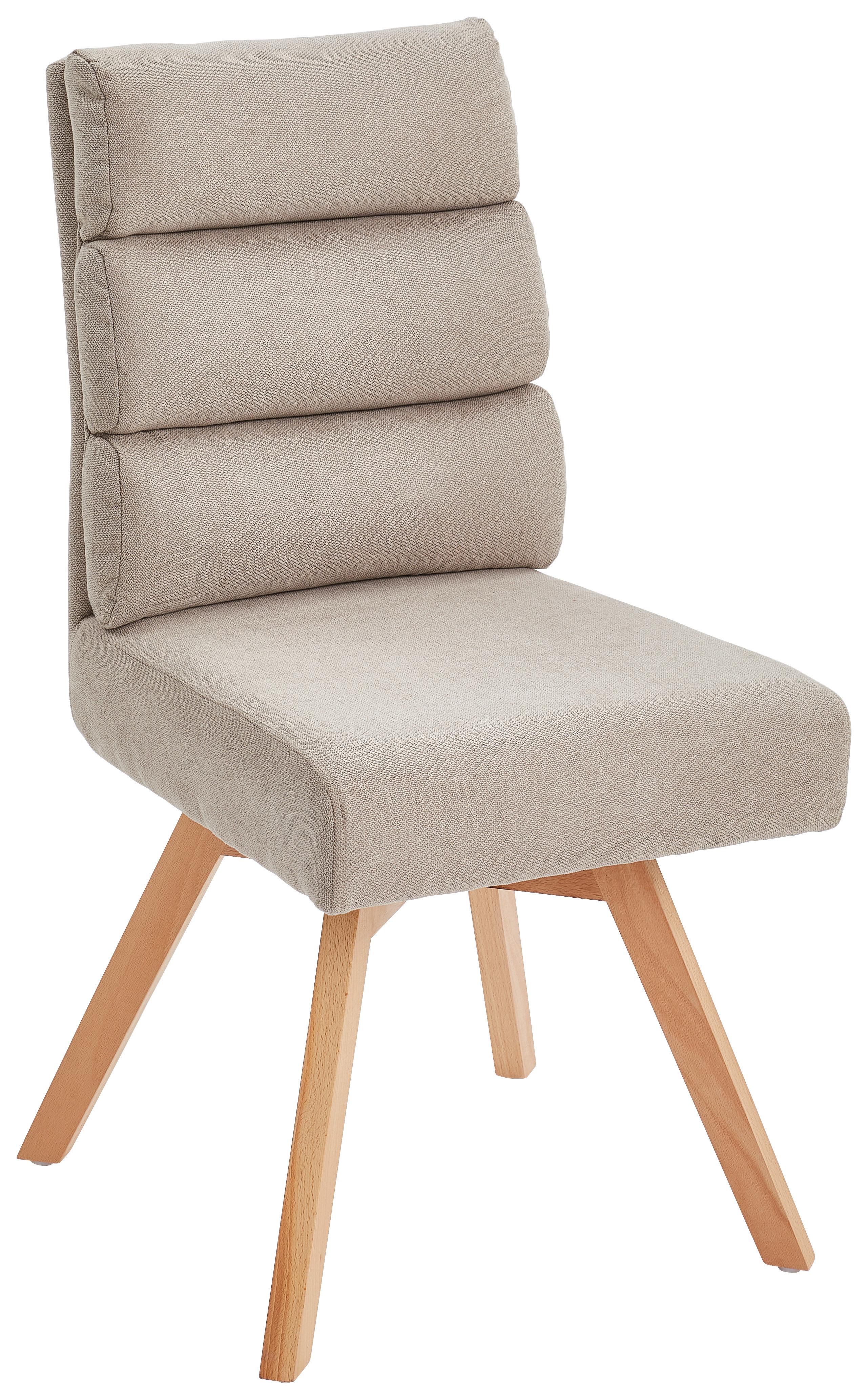KRZESŁO HUGO - kolor naturalny/taupe, Modern, metal/drewno (45/88/62cm) - Livetastic