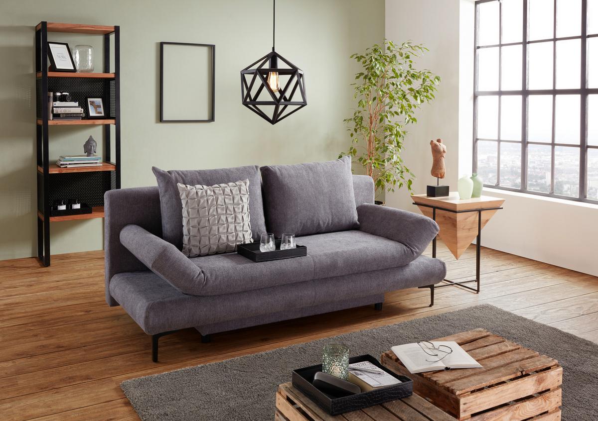 Kisasztal Piramis Forma Fa-fém Pyramide - natúr színű/fekete, Lifestyle, fa/fém (45/60/45cm) - Mömax