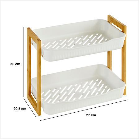 Etajeră pentru baie Shelf Natureo - Basics (27/20,5/35cm)
