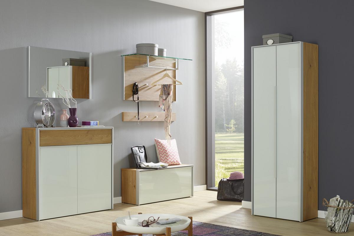 LISTWA DO PRZEDPOKOJU LIVORNO - kolor dębowy, Design, materiał drewnopochodny/metal (98/12/5,5cm) - Dieter Knoll