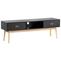 Nizka Omarica Wl6.825 - zlate barve/črna, Design, kovina/leseni material (150/50/40cm) - Livetastic