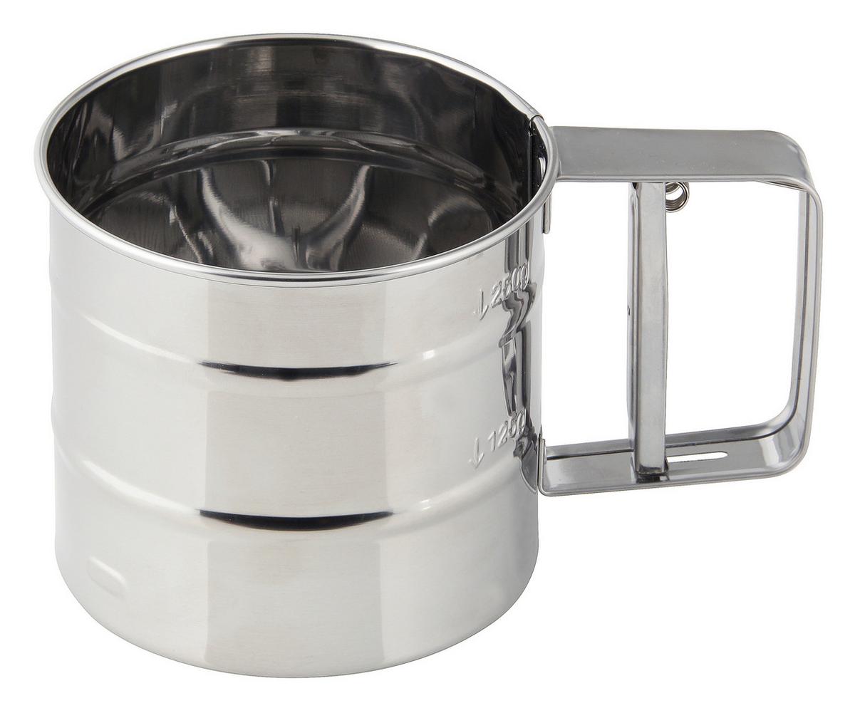 Küchensieb Bakery aus Edelstahl - Edelstahlfarben, KONVENTIONELL, Metall (0,35kg) - Zenker