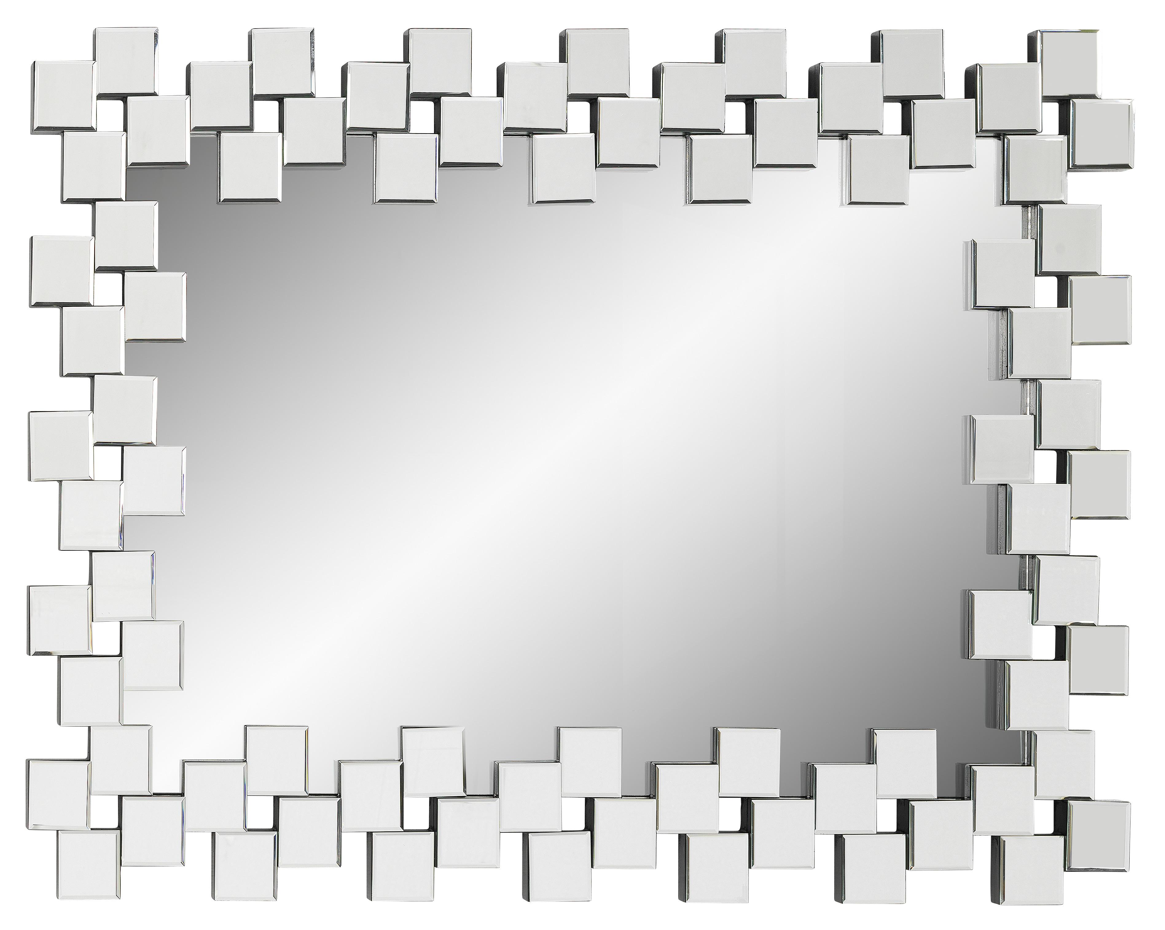 Oglindă de perete Tivoli - argintiu, lemn (120/85,5/4,7cm) - Modern Living