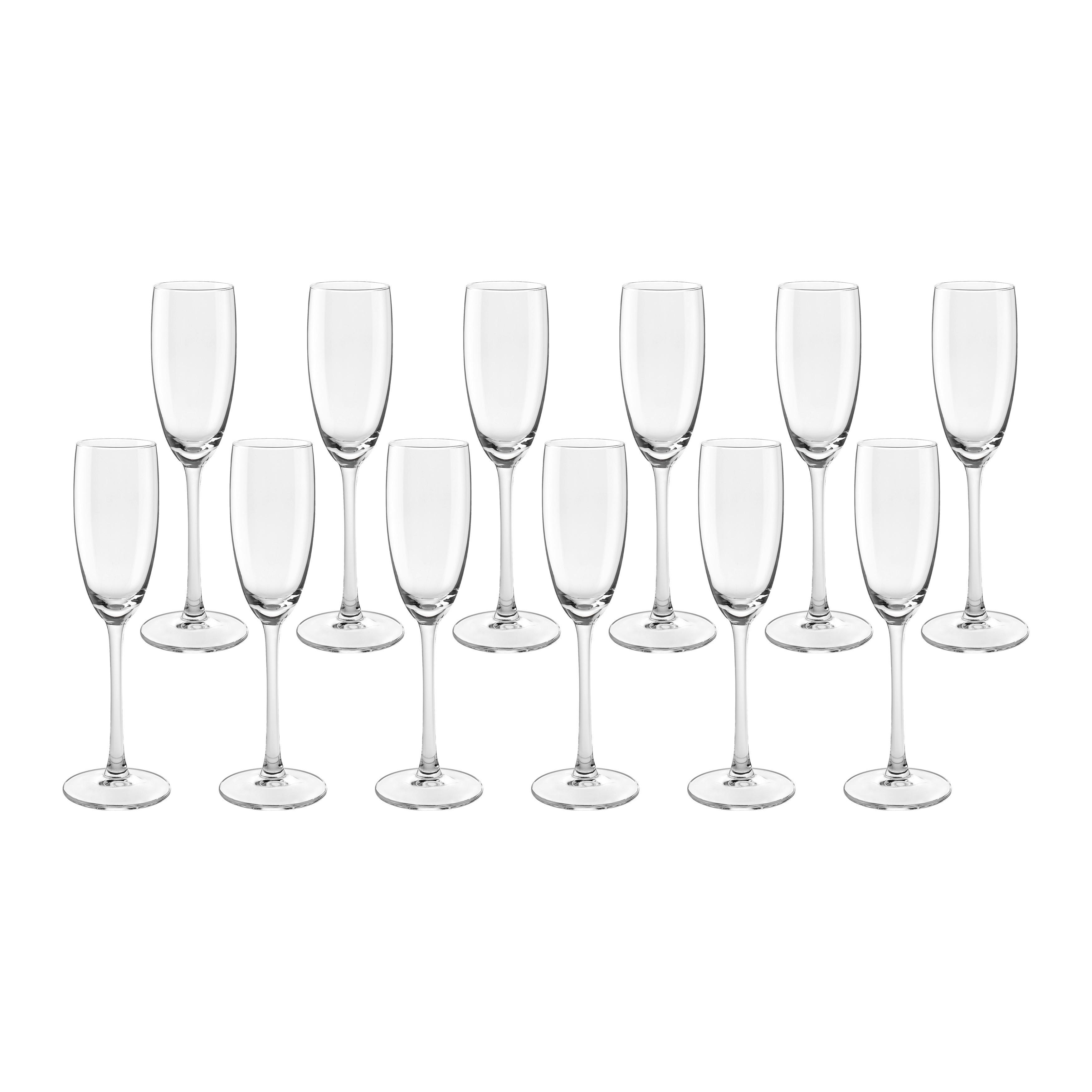 Set Kozarcev Party - prozorno, Konvencionalno, steklo (6,9/22cm) - Mömax