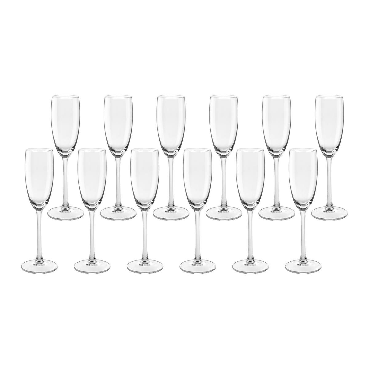 Set de pahare 12/1 Party - străveziu, Konventionell, sticlă (6,9/22cm) - Mömax