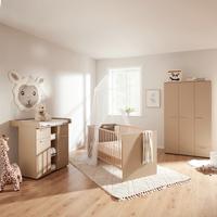 Babyzimmer July Creme - Beige/Creme, Modern, Holzwerkstoff (311/190/144cm) - Bessagi Kids