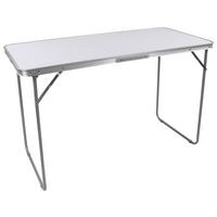 Miza Za Kampiranje Galdas L, Bela, 110x50 - bela, Moderno, kovina/umetna masa (110/53/70cm) - Ambia Garden