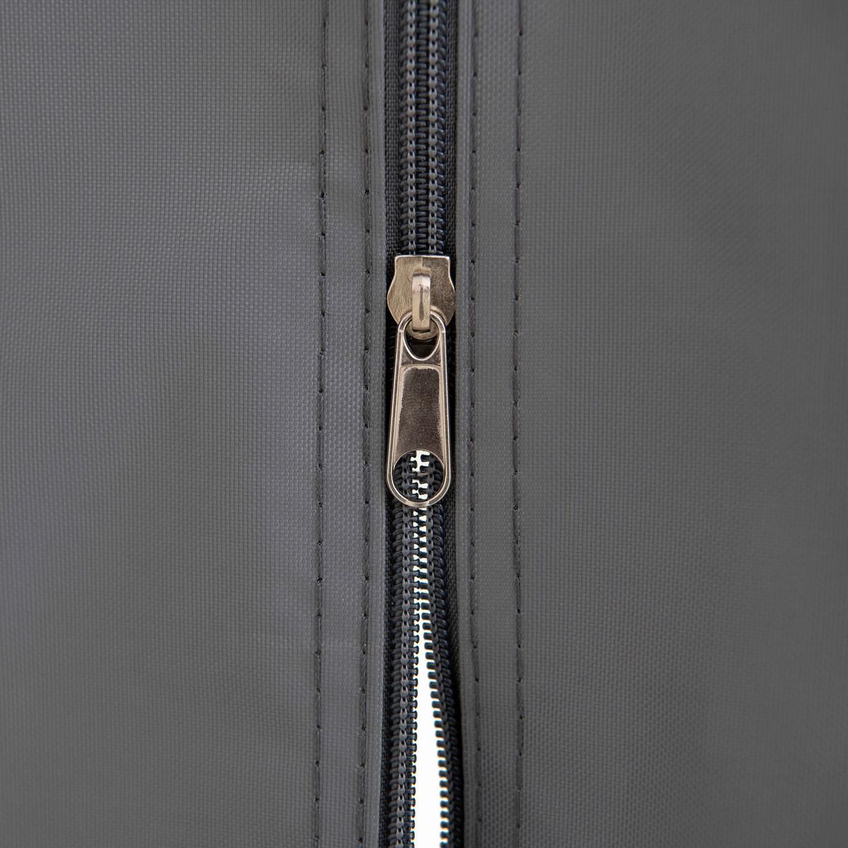 Vorhang Matterhorn Grau ca. 290x210 cm - Grau, Basics, Kunststoff (290/210cm) - Modante