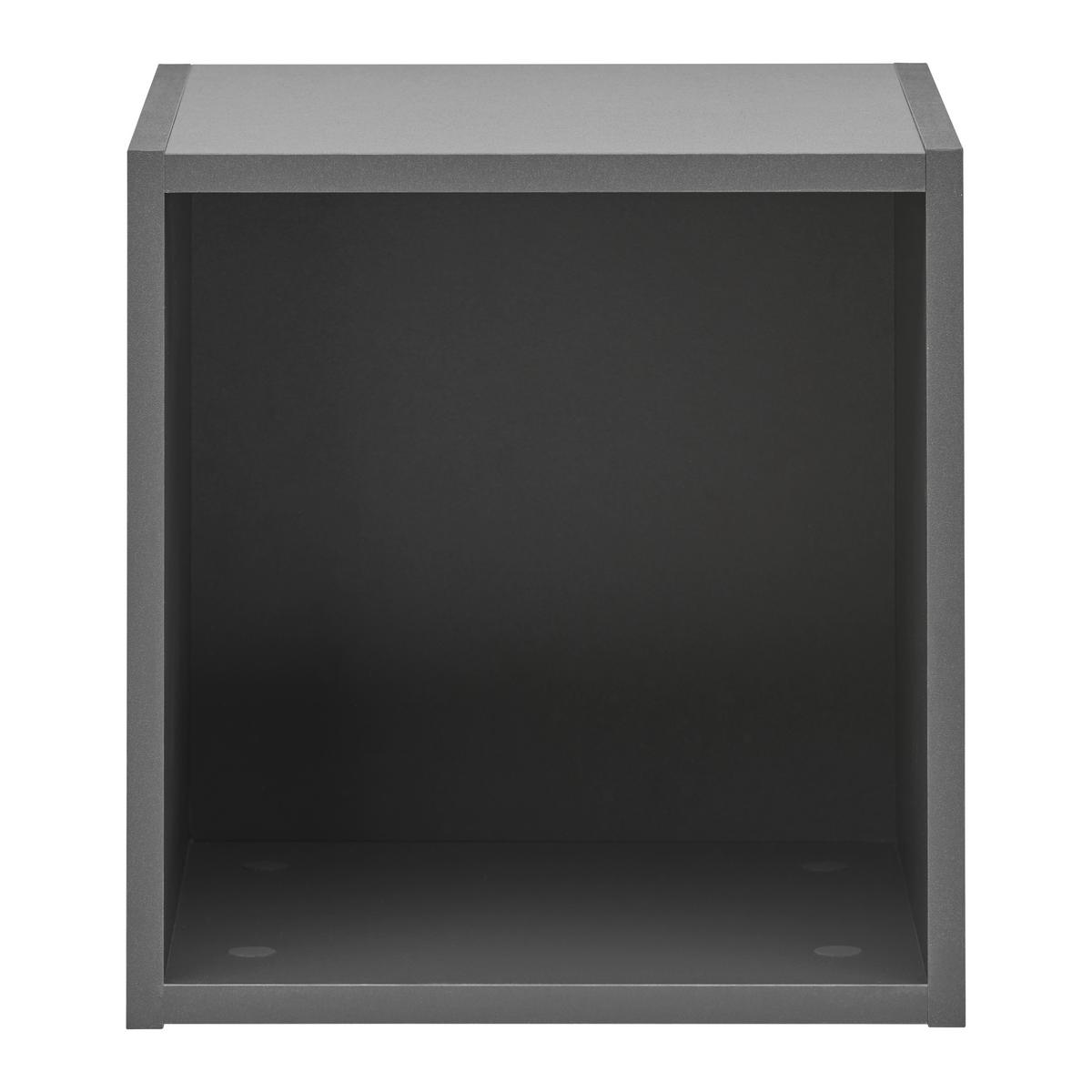 Box Lugo Anthrazit - Anthrazit, Modern, Holzwerkstoff (35,2/35,2/34,4cm) - Mömax