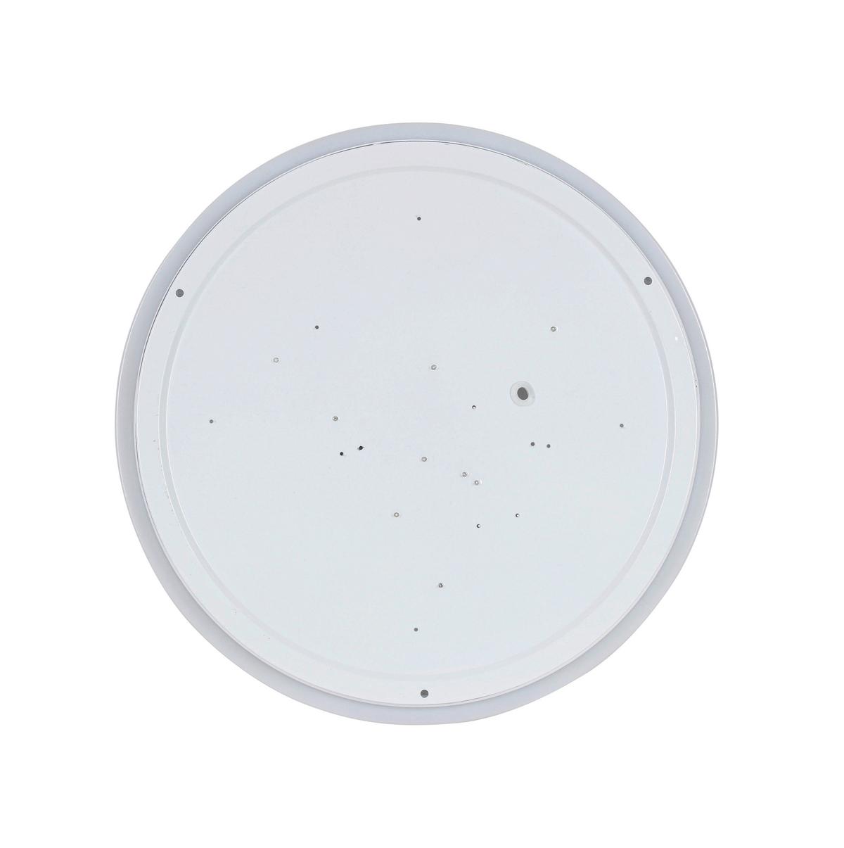 Stropna Led-svetilka Farbi - barve kroma/bela, Moderno, kovina/umetna masa (38/38/6cm) - Mömax