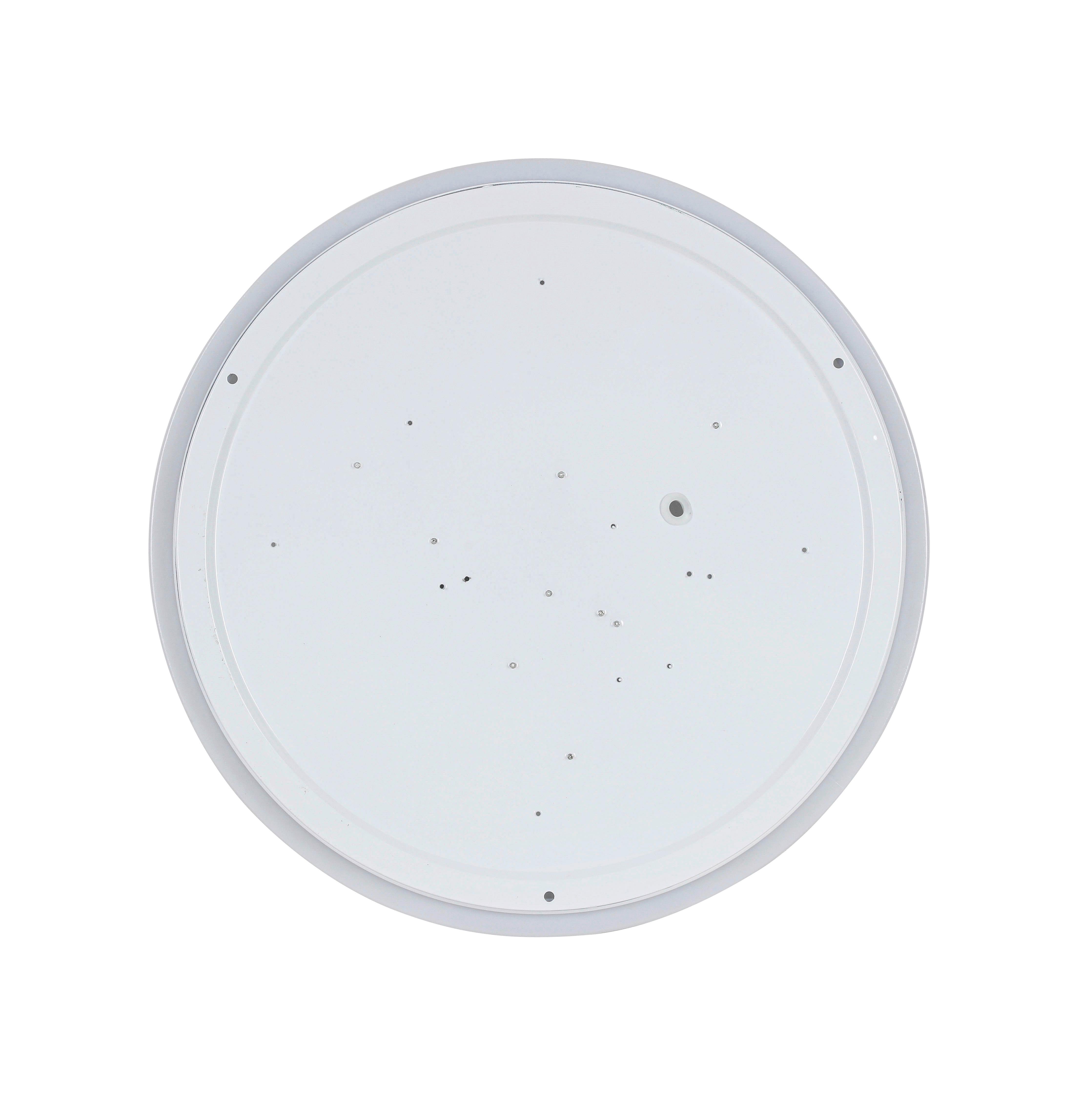 LED-TAKLAMPA FARBI - vit/kromfärg, Modern, metall/plast (38/6cm) - Mömax