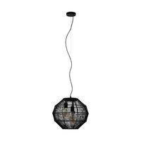 Hängeleuchte 390065 'orbetello' - Schwarz, Konventionell, Metall (45/150cm) - Eglo