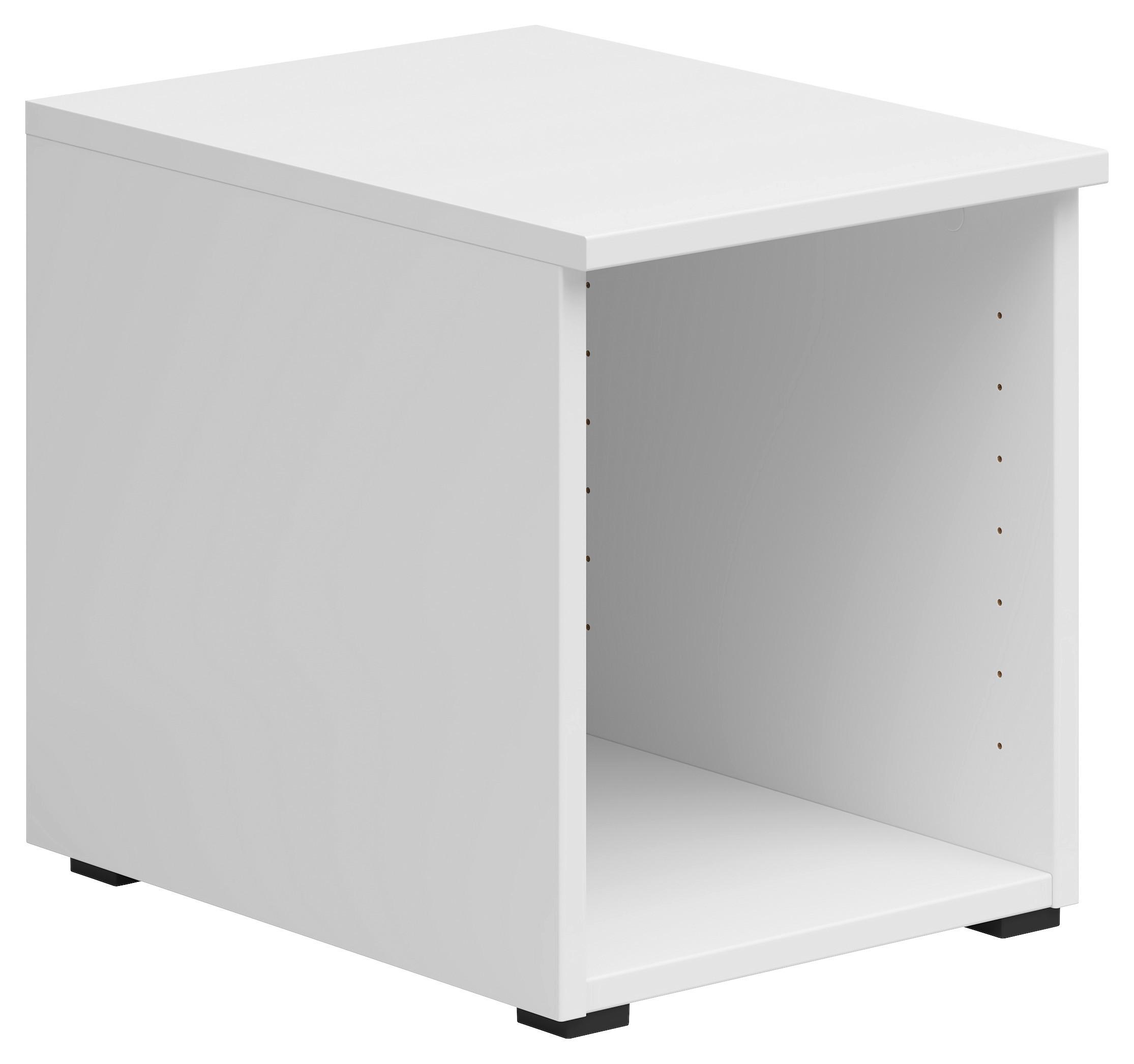 Regalaufsatz Multistauraum Weiss - Weiss, Modern, Holzwerkstoff (30/35/40cm)