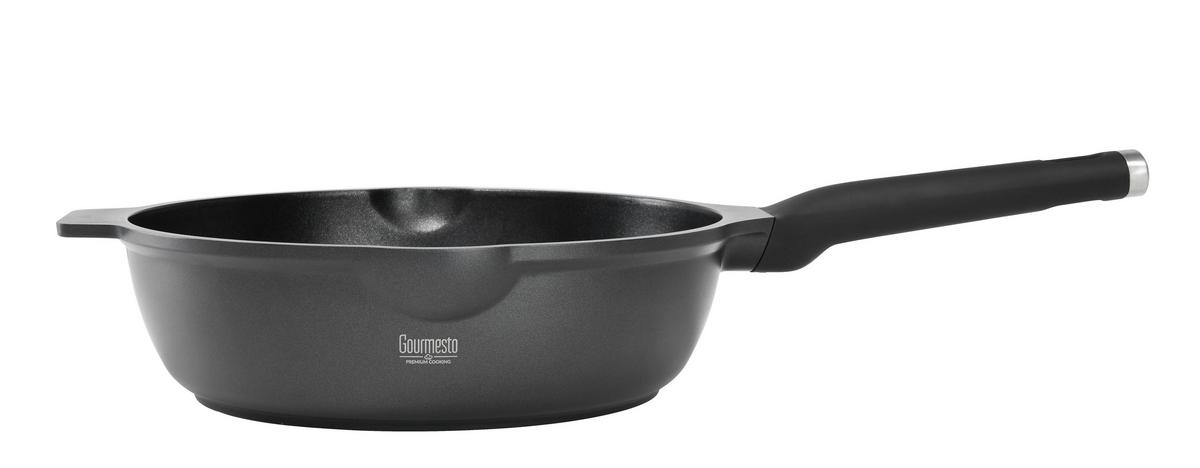 Tigaie Black Line 28 cm - negru, Konventionell, plastic/metal (28/8,5cm) - Gourmesto