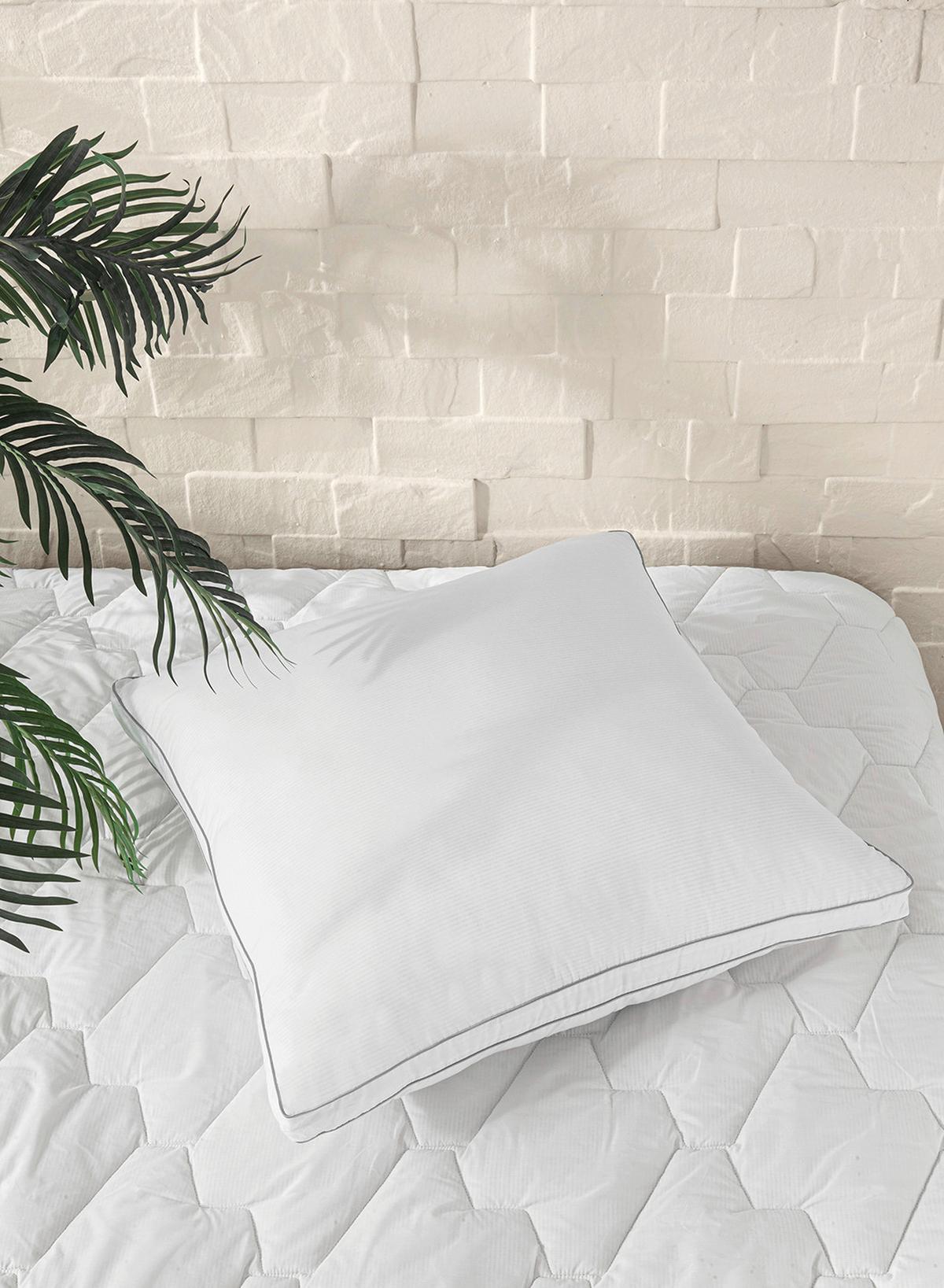 Kopfkissen Tesla Sleep ca. 80x80x12,4 cm Weiß - Weiß, Basics, Textil (80/80/12,4cm) - Yatas