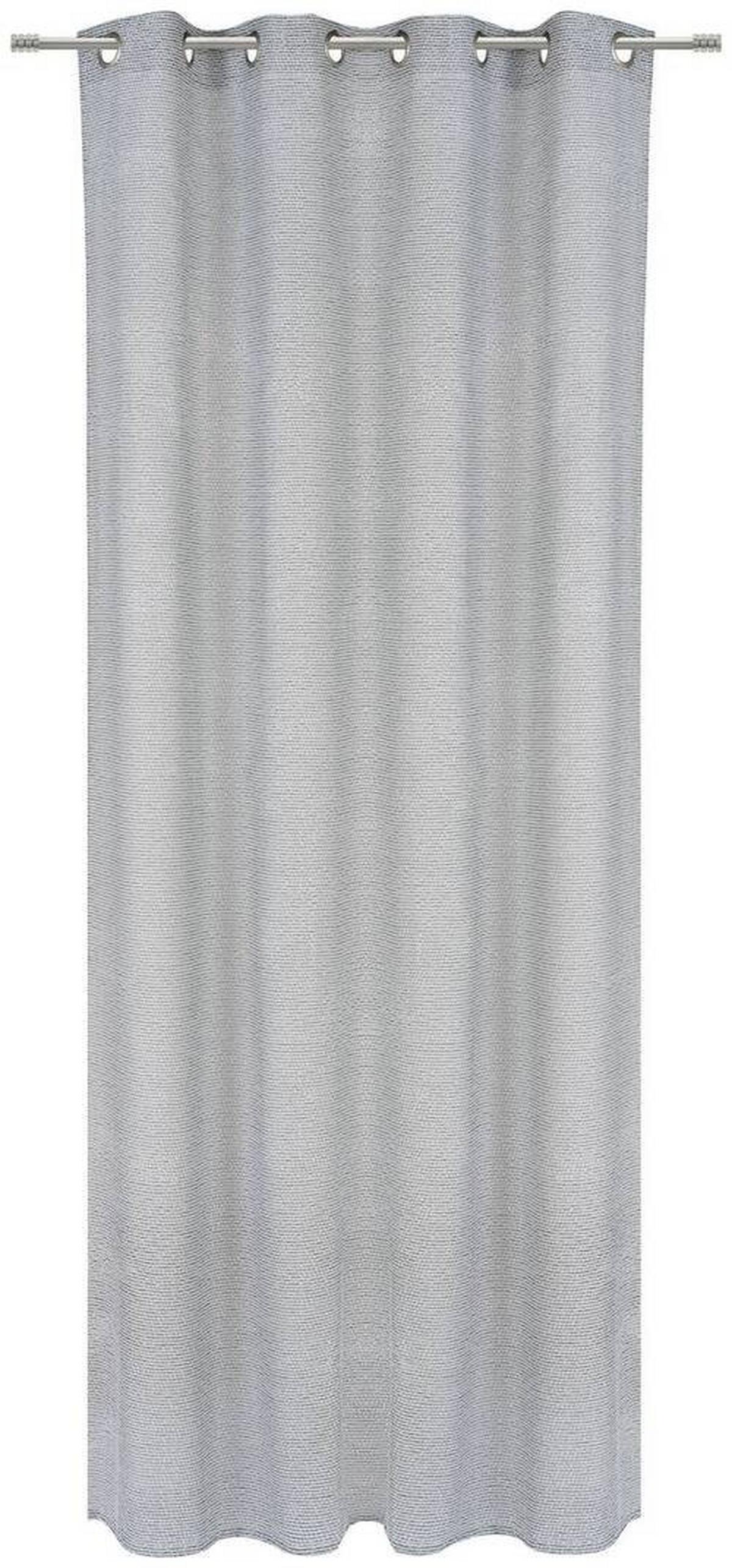 ZASŁONA NA PRZELOTKACH LORENA - czarny, Basics, tkanina (135/245cm) - Esposa