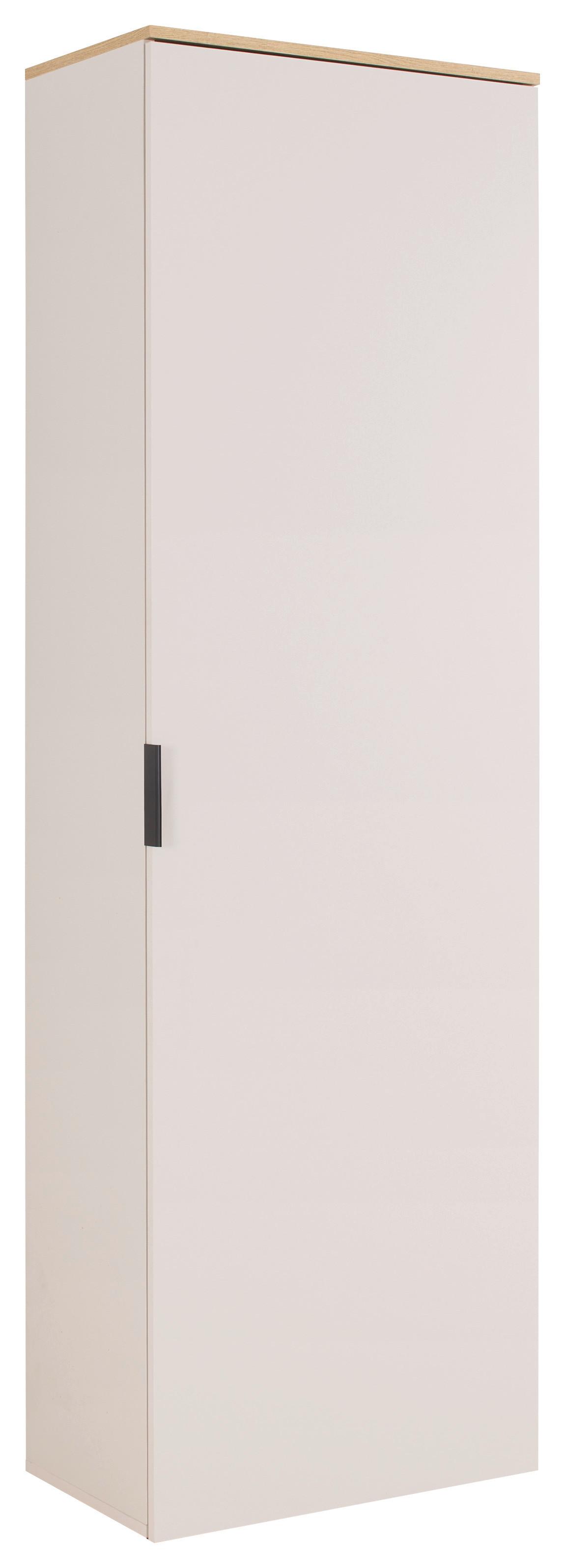 Garderobna Omara Amivo, Barve Hrasta, Kašmir - srebrne barve/kašmir, Moderno, umetna masa/leseni material (60/195/38cm) - Mömax