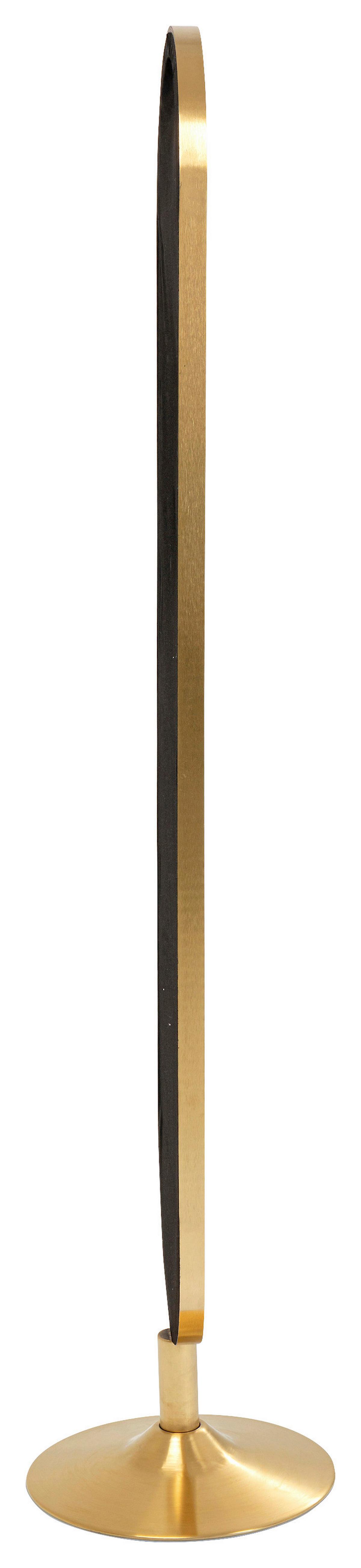 LUSTRO STOJĄCE CURVE KARE DESIGN - kolor złoty, Design, metal/szkło (40/170/40cm) - Kare-Design