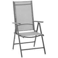 Kerti Szék Bruce - antracit, Modern, textil/fém (56/106/66cm) - Mömax