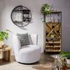 BARELEMENT CHAMPAGNE - Hellbraun/Schwarz, Lifestyle, Holz/Holzwerkstoff (60/30/160cm) - Premium Living
