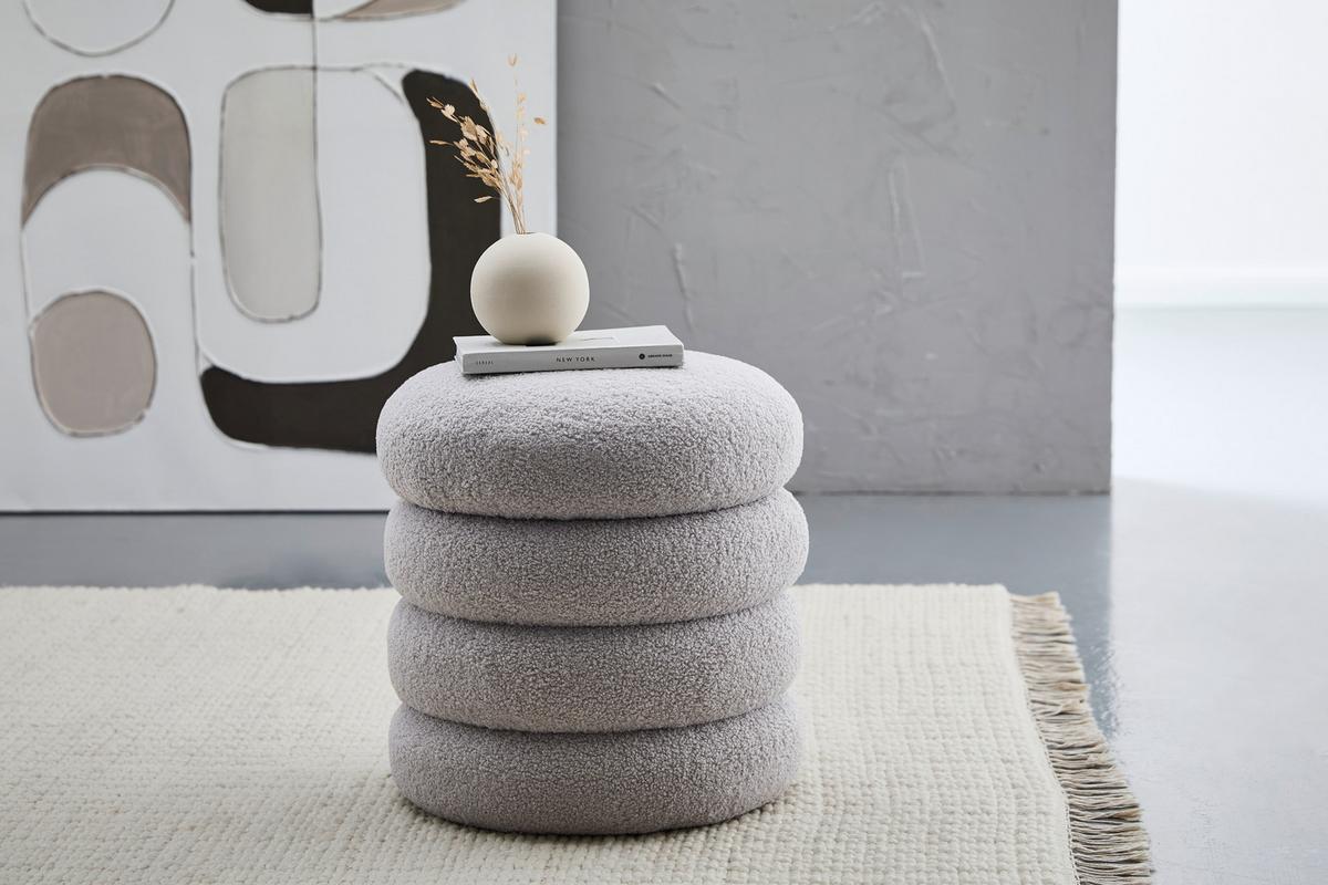 HOKER SIMBA - jasnoszary, Trend, tkanina (41/42/41cm) - Xora