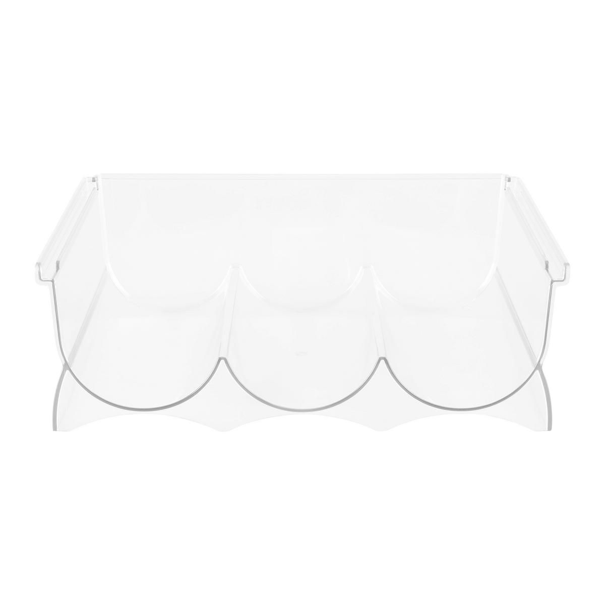 Etajeră pentru sticle Fridge - transparent, Konventionell, plastic (29,5/20/10cm) - Mömax